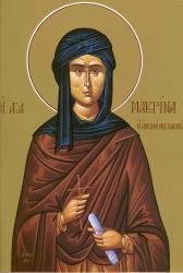 Sfânta Cuvioasă Macrina, sora Sfântului Vasile cel Mare